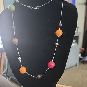 Vibrant Multicolor Beaded Necklace